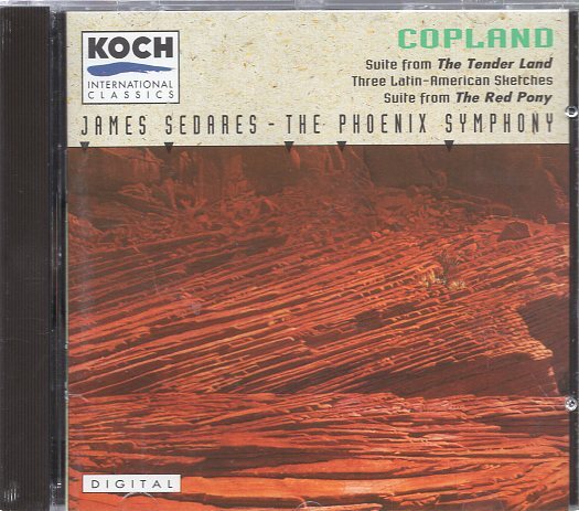 SEDARES(Conductor)・THE PHOENIX SYMPHONY / AARON COPLAND：The Tender Land Three Latin American Sketches .The Red Pony_画像1