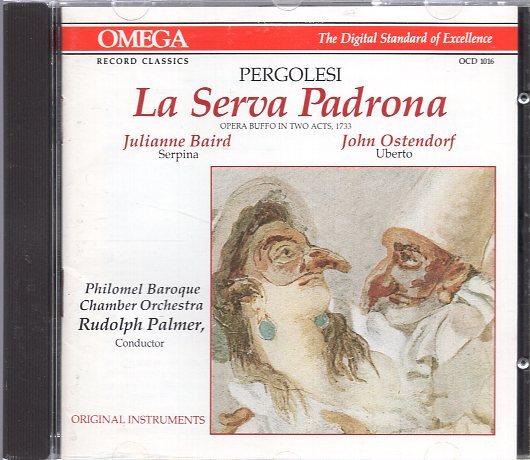 Pergolesi: La Serva Padrona / Palmer, Baird, Ostendorf_画像1