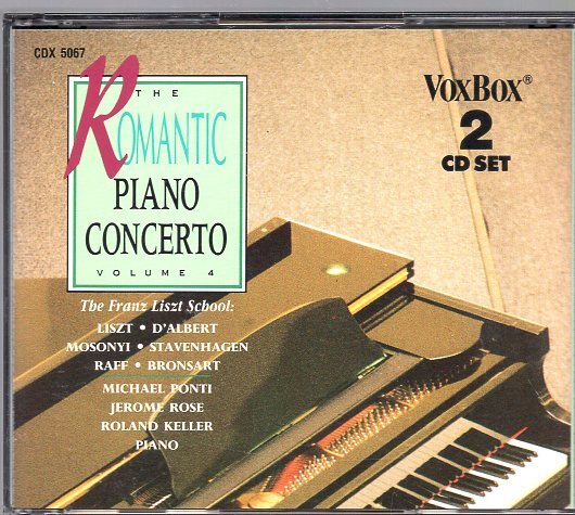 The Romantic Piano Concerto Vol 4 / Michael Ponti ハンブルク・フィルハーモニー管弦楽団（２CD)_画像1