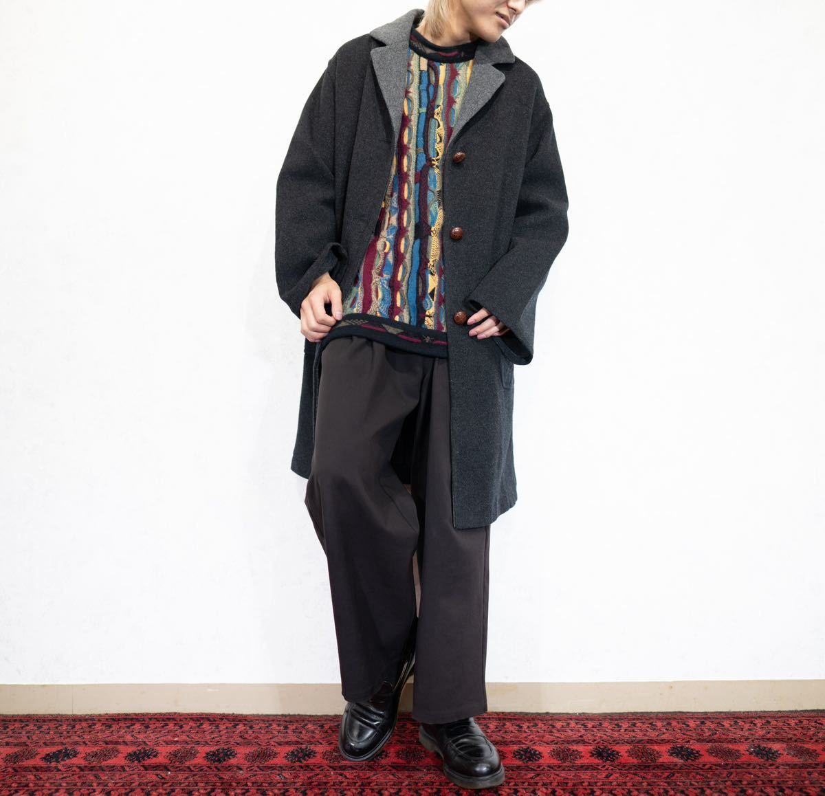 SPECIAL ITEM EU VINTAGE LODENFREY 2TONE DESIGN WOOL TYROLEAN SPECIAL ITEM EU VINTAGE LODENFREY 2TONE DESIGN WOOL TYROLEAN