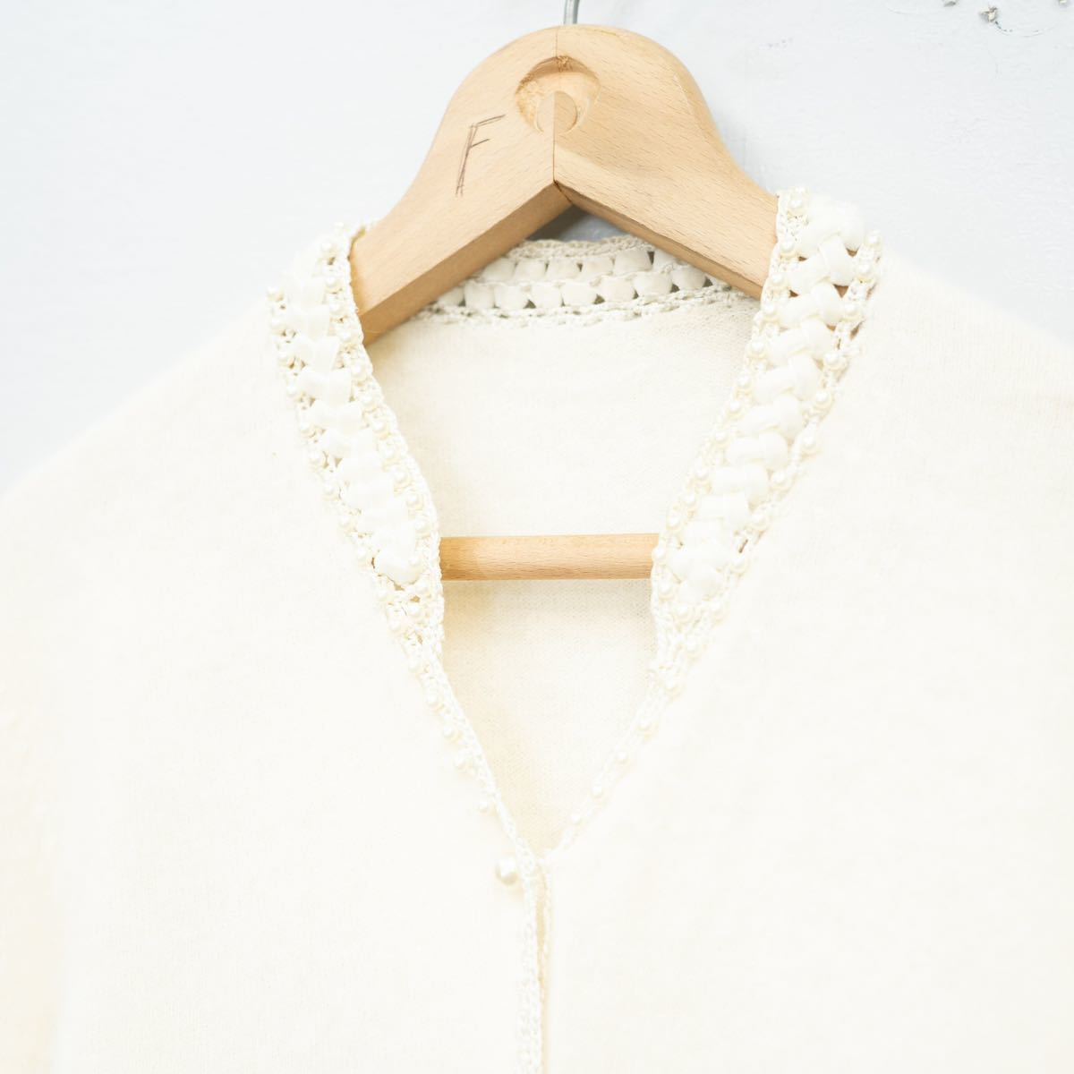 *SPECIAL ITEM* 60's USA VINTAGE PEARL BUTTON KNIT CARDIFAN/60年代アメリカ古着パールボタンニットカーディガン
