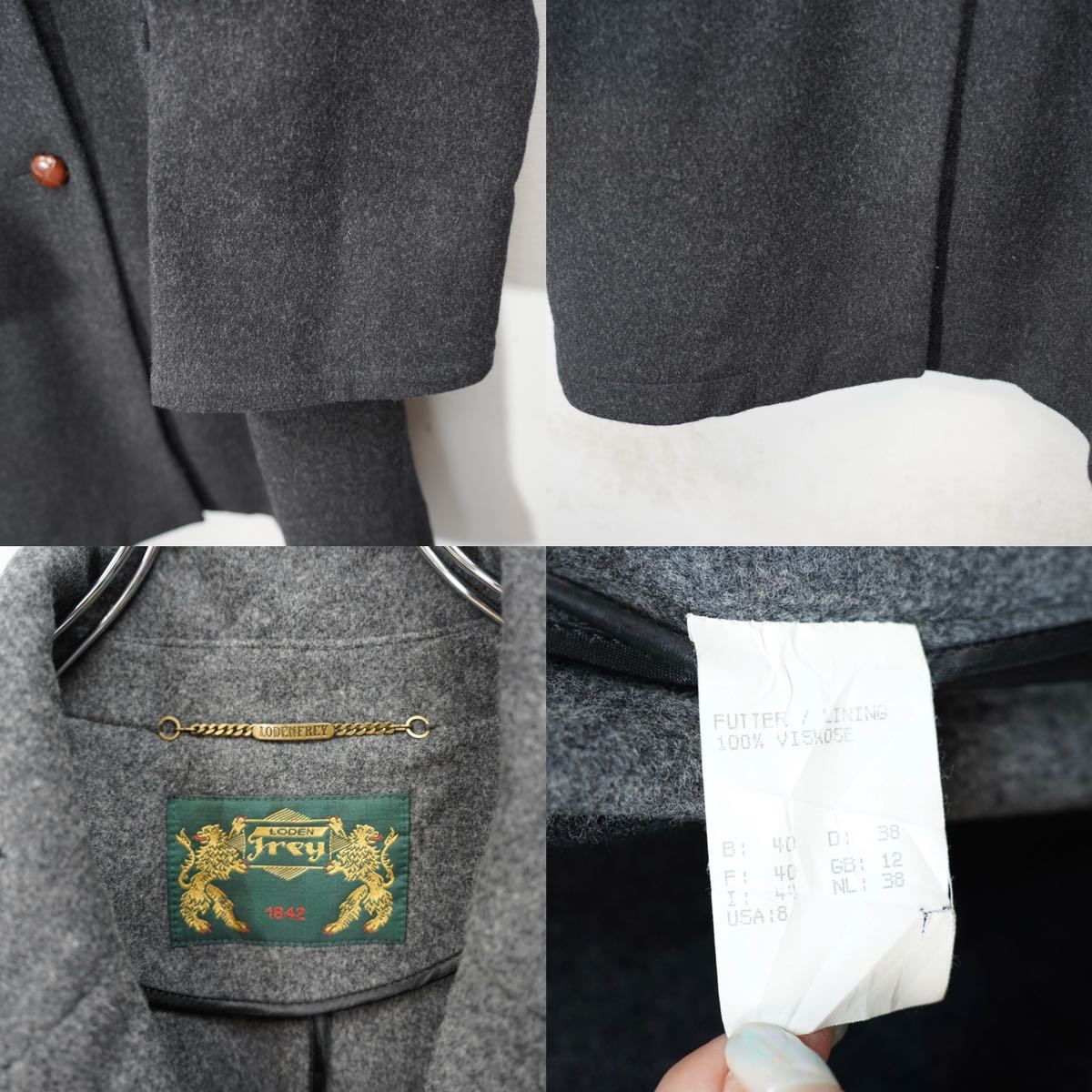 SPECIAL ITEM EU VINTAGE LODENFREY 2TONE DESIGN WOOL TYROLEAN SPECIAL ITEM EU VINTAGE LODENFREY 2TONE DESIGN WOOL TYROLEAN