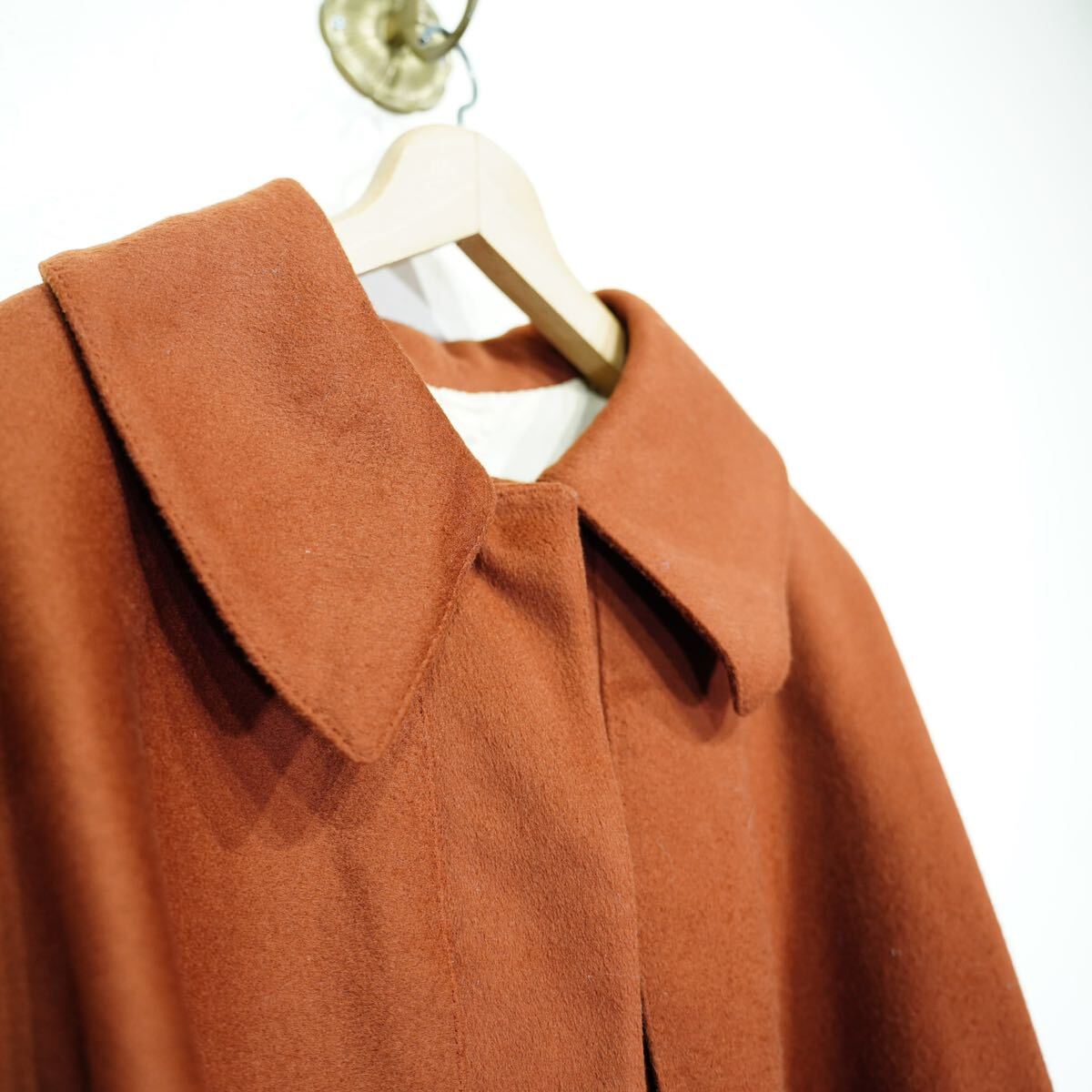 *SPECIAL ITEM* 50's EU VINTAGE HEAVY WOOL CAPE COAT/50年代ヨーロッパ古着ヘビーウールケープコート_画像6