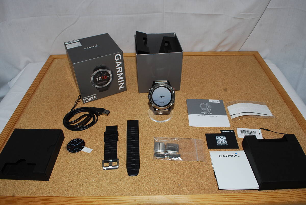 品 通電確認済み GARMIN fenix 6 010-02158-33 スマートウォッチ 品 通電確認済み GARMIN fenix 6 010-02158-33 スマートウォッチ