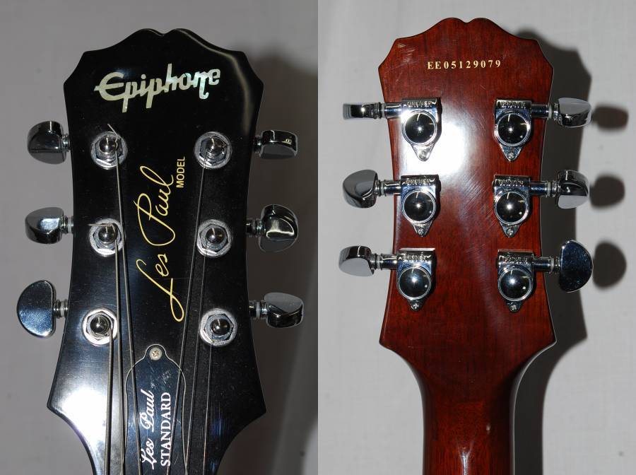 ジャンク品 Epiphone Les Paul Standard エピフォン レスポール スタンダード エレキギター ソフトケース付きの画像5