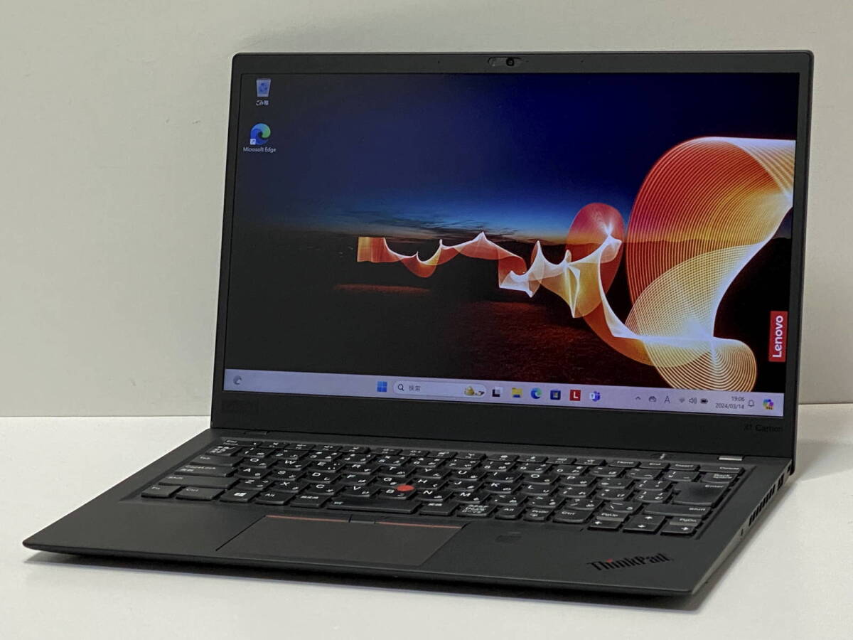 ★第8世代Core i7 ThinkPad X1 Carbon Gen6 Core i7 8550U 1.8GHz/16GB/NVMe512GB/WiFi/14.0FHD IPS/WIN11Pro64bit/6548h_画像1