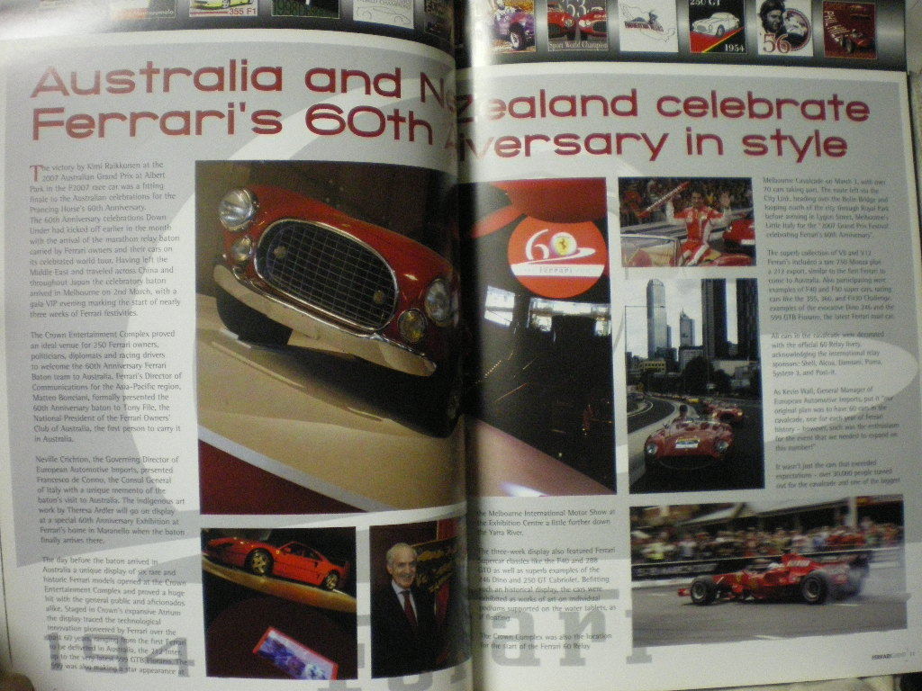 [英語・送料無料]　Ferrari CLIENTI　60YEARS　OF ROAD TESTS フェラーリ60周年記念誌　2007？　