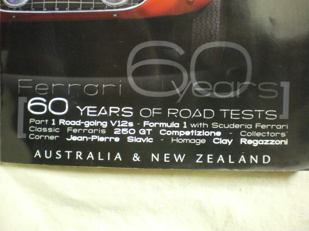 [英語・送料無料]　Ferrari CLIENTI　60YEARS　OF ROAD TESTS フェラーリ60周年記念誌　2007？　_画像2