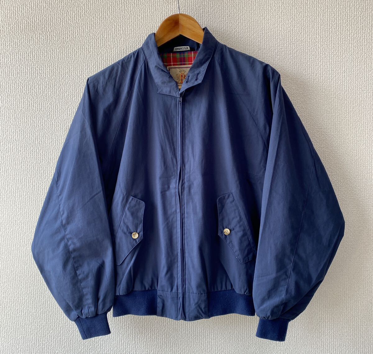 BARACUTA G9 スイングトップ 38 ハリントン ジャケット ネイビー バラクータ