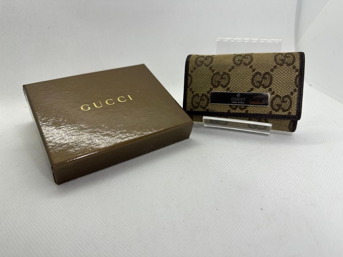 GUCCI キーケース グッチ キャンパス ブランド 6連