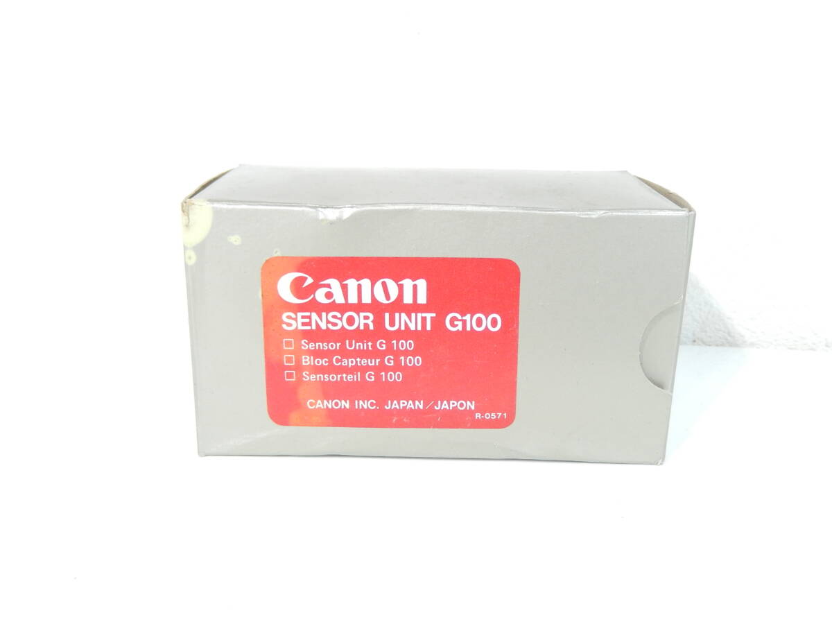 【管KA0269】500円～ 美品 Canon キヤノン センサーユニット SENSOR UNIT G100 箱付き ストロボ アクセサリー_画像2