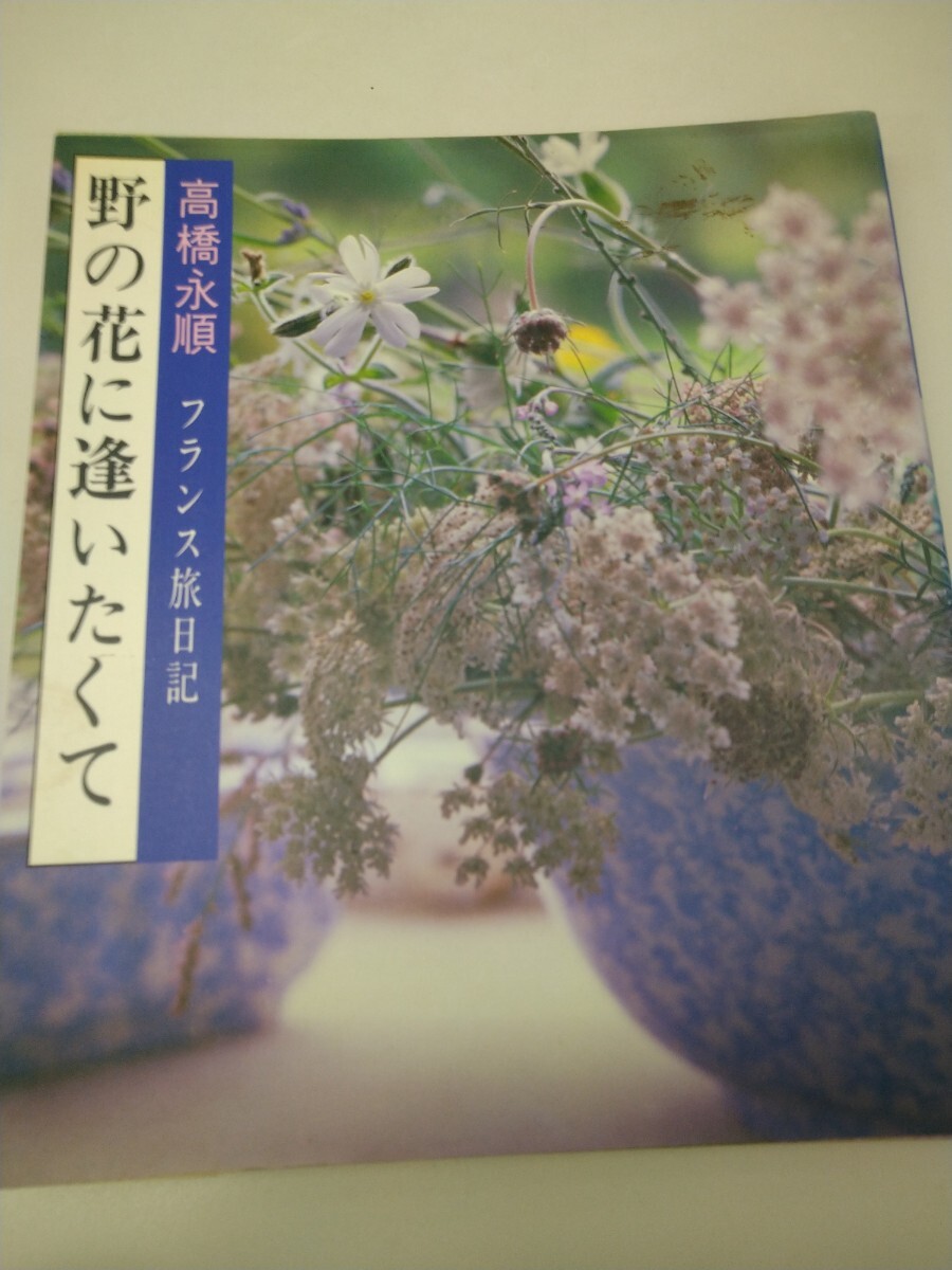 野の花に逢いたくて　フランス旅日記　高橋永順　冬樹社　_画像1