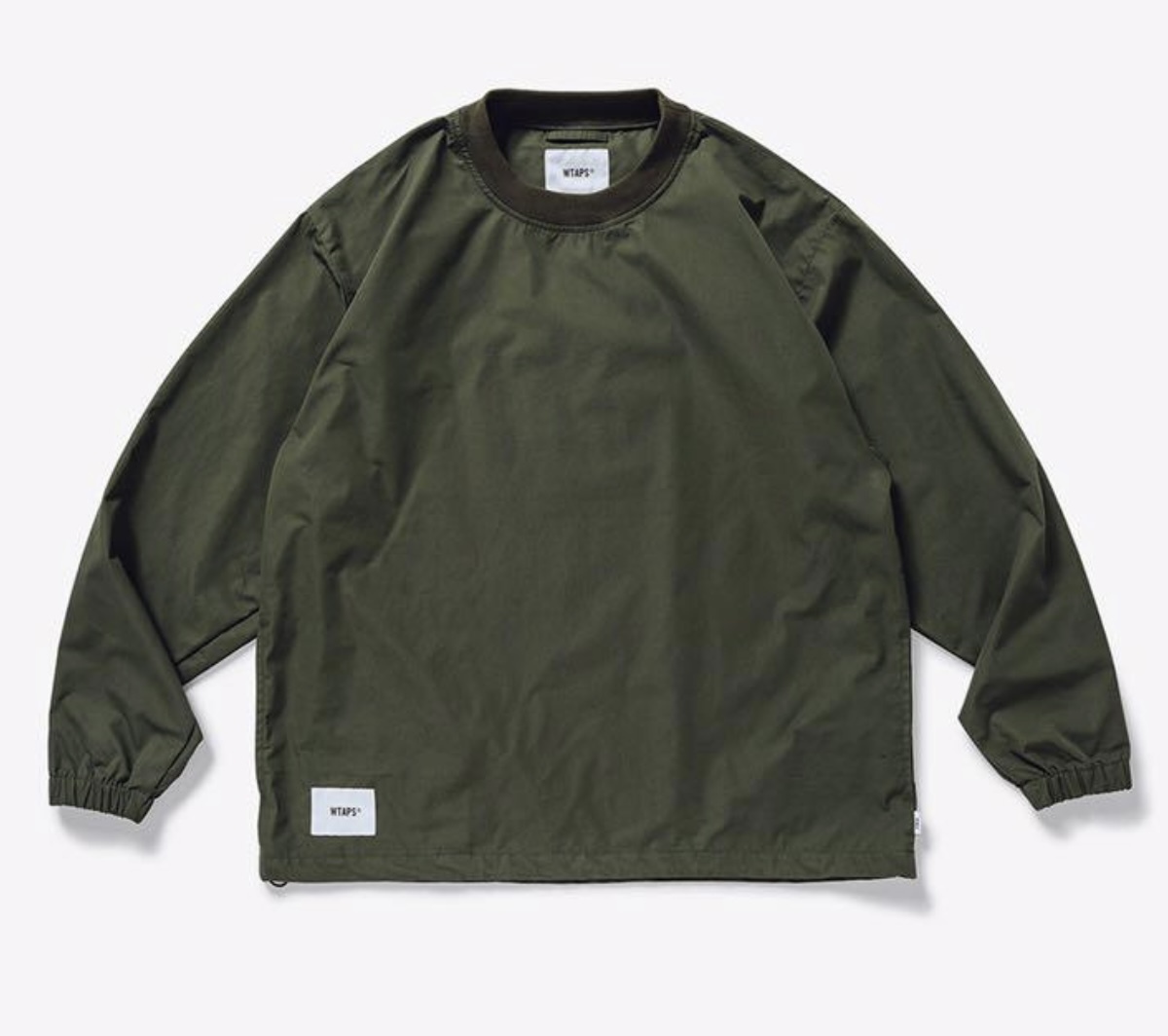 WTAPS 2021 SS SMOCK LS NYCO WEATHER OD サイズXL ALL ミリタリ ダブルタップス_画像1