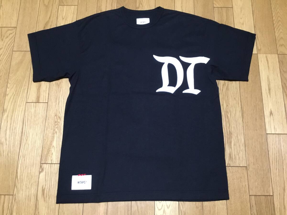 WTAPS 2023 SS DESIGN 02 SS CTPL DSQD BLACK サイズS ダブルタップス Tシャツ WTVUA ALL _画像3