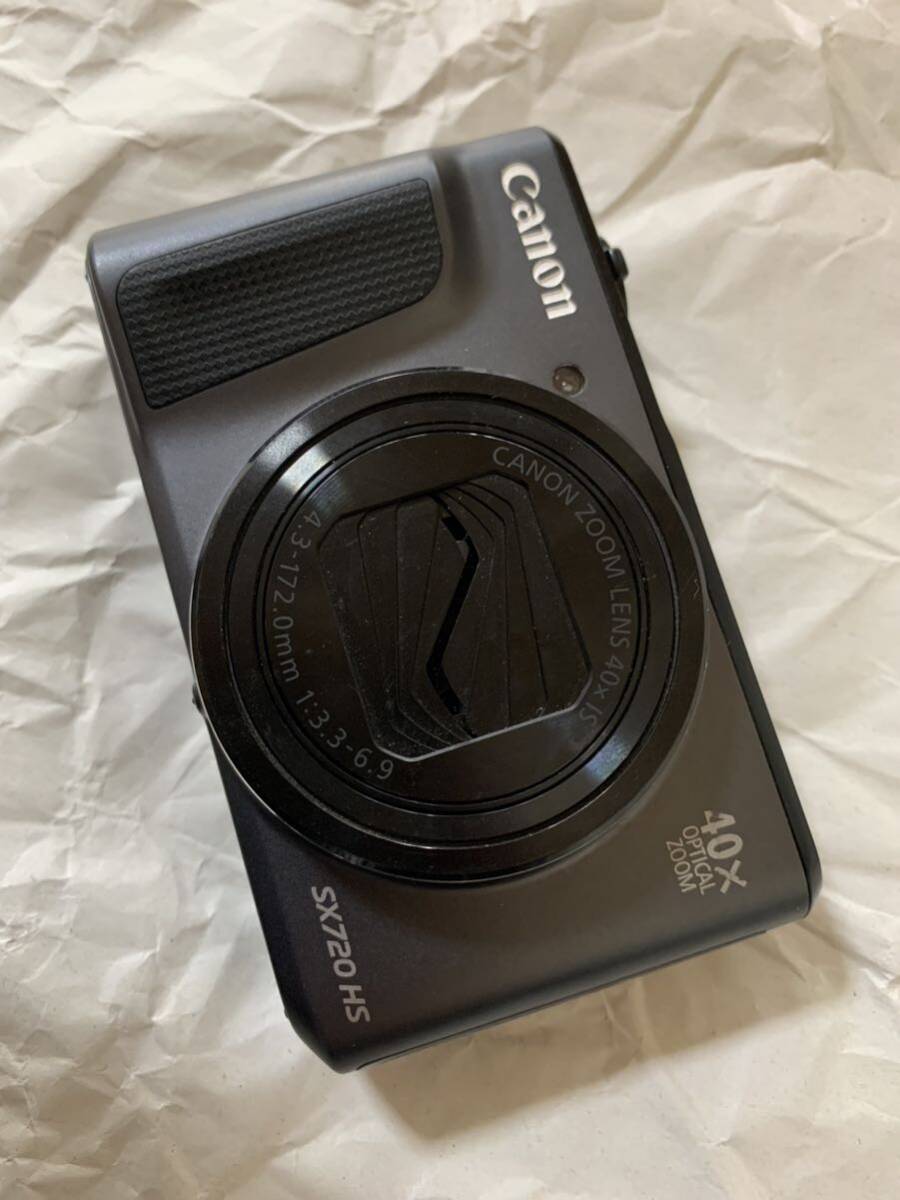 Canon コンパクトデジタルカメラ PowerShot SX720 HS ブラック 光学40倍ズーム Wifi 中古 _画像5