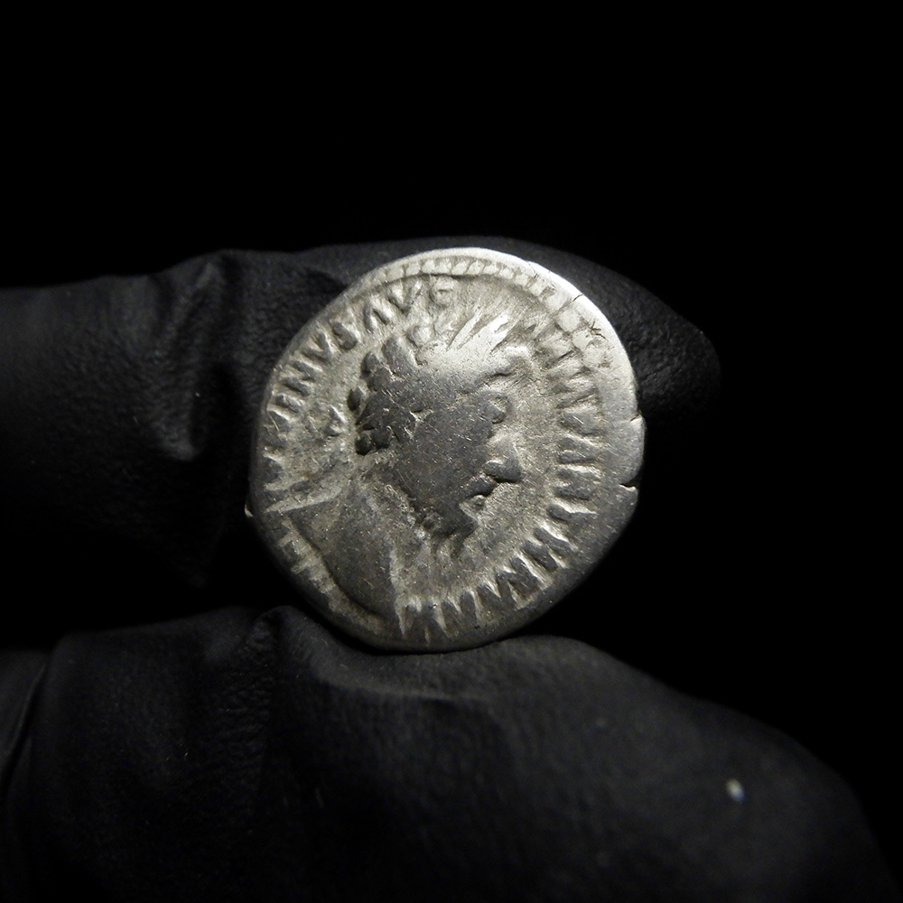 ★1円スタート★【古代ローマコイン】Antoninus Pius（アントニヌス・ピウス）クリーニング済 シルバーコイン 銀貨 デナリウス(zR6t3C5CmN)の画像3