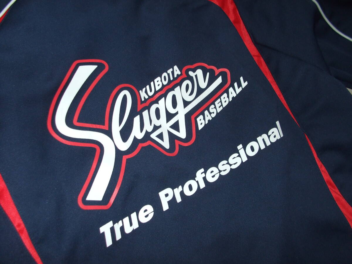 処分！久保田スラッガー Slugger True Professional 表示Lサイズ（実質Mサイズに近い）ジップアップジャケット／ジャンパー 中古良品の画像9