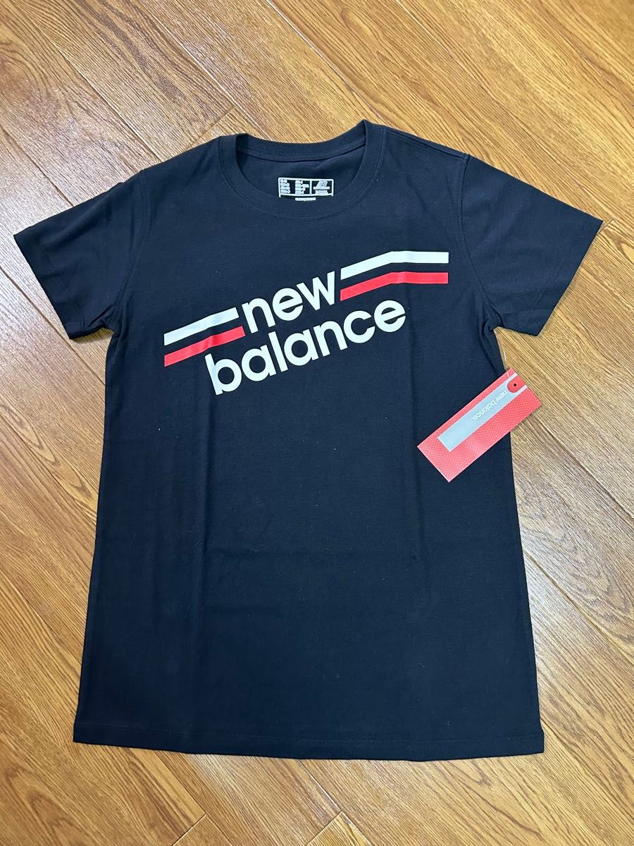 【新品未使用】new balance ニューバランス Tシャツ ブラック S
