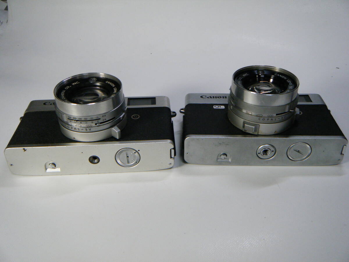 Canon Canonet QL17 45mm 1:1.7 Canon range finder 2 pcs. set Junk 