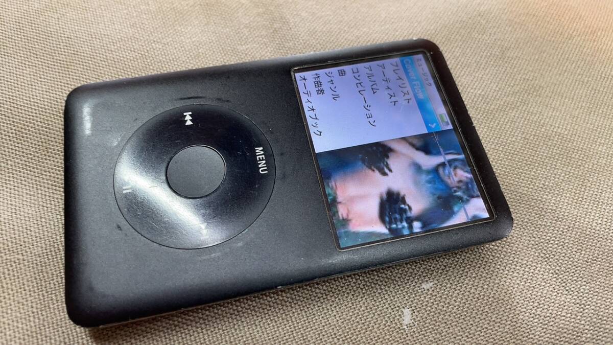 ipod 本体のみ◆80GB◆動作OK！◆ａｐｐｌｅ◆現状渡し◆Apple iPod classic A1238 (第6世代) 80GB ブラック _画像1