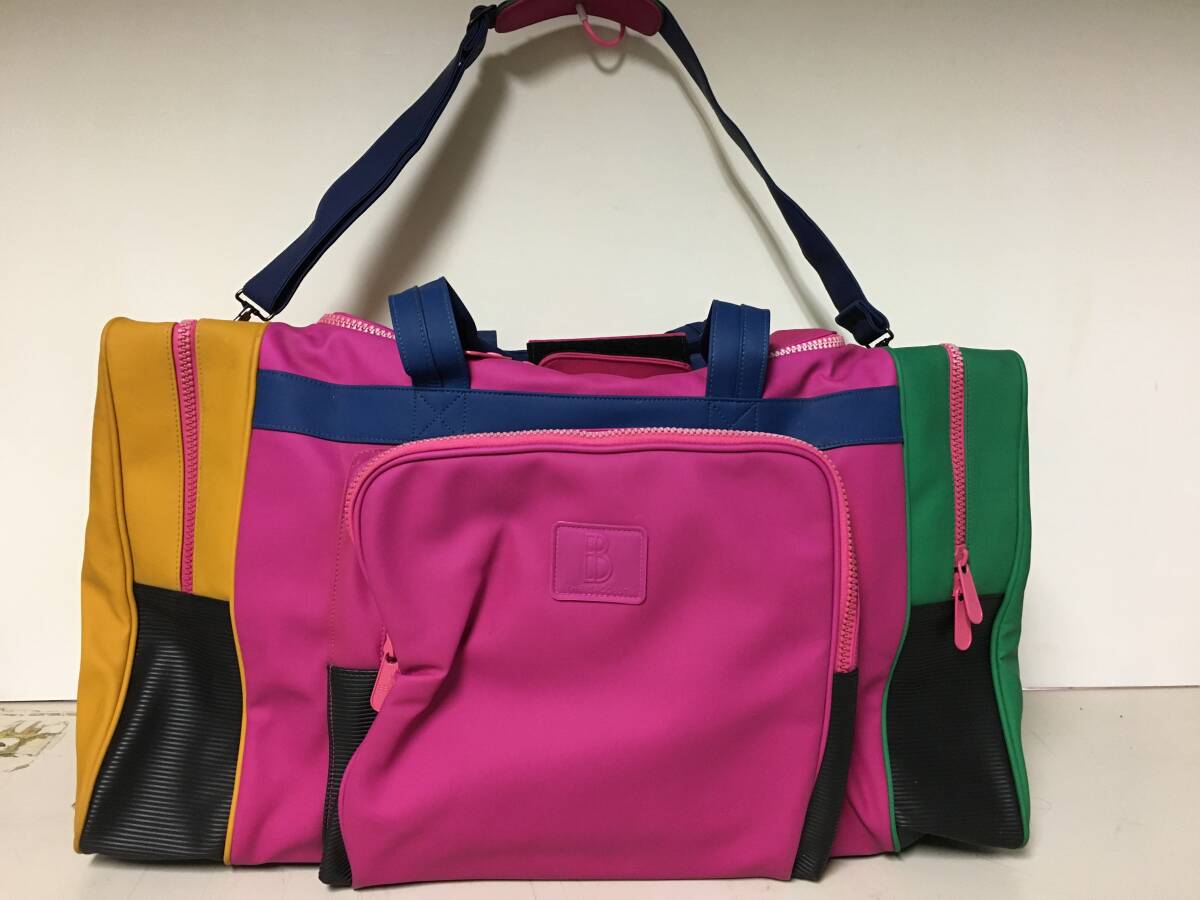 A1051　THE BAGGEST　大型バッグ　大容量バッグ　カラフル　63×31㎝　ボストンバッグ　スキー　ゴルフ
