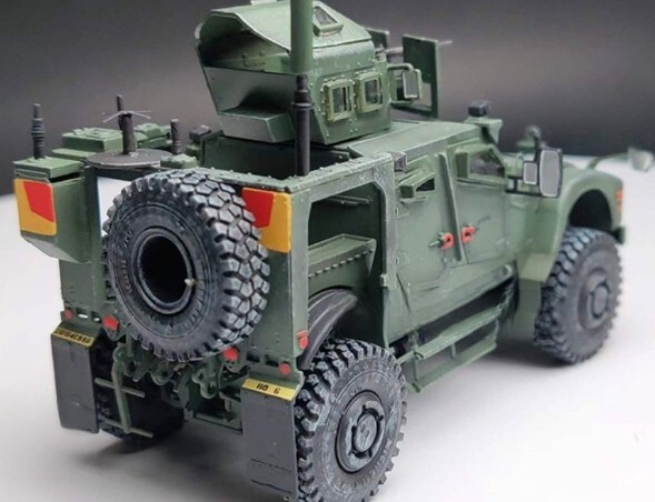 * precise .* ornament T-MODEL 1/72 America M-ATV A1 against ground . against .... vehicle special vehicle high precision wheel final product model 0173