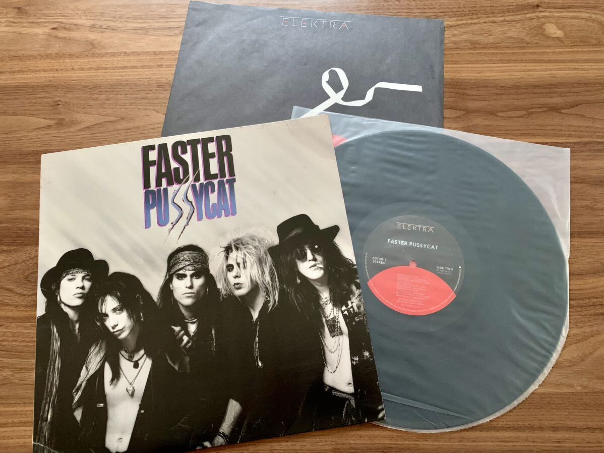 LP レコード ◆ FASTER PUSSYCAT ファスター・プッシーキャット / S.T. / 60730-1 / US盤 Hard Rock ハードロック Glam グラム　_画像1