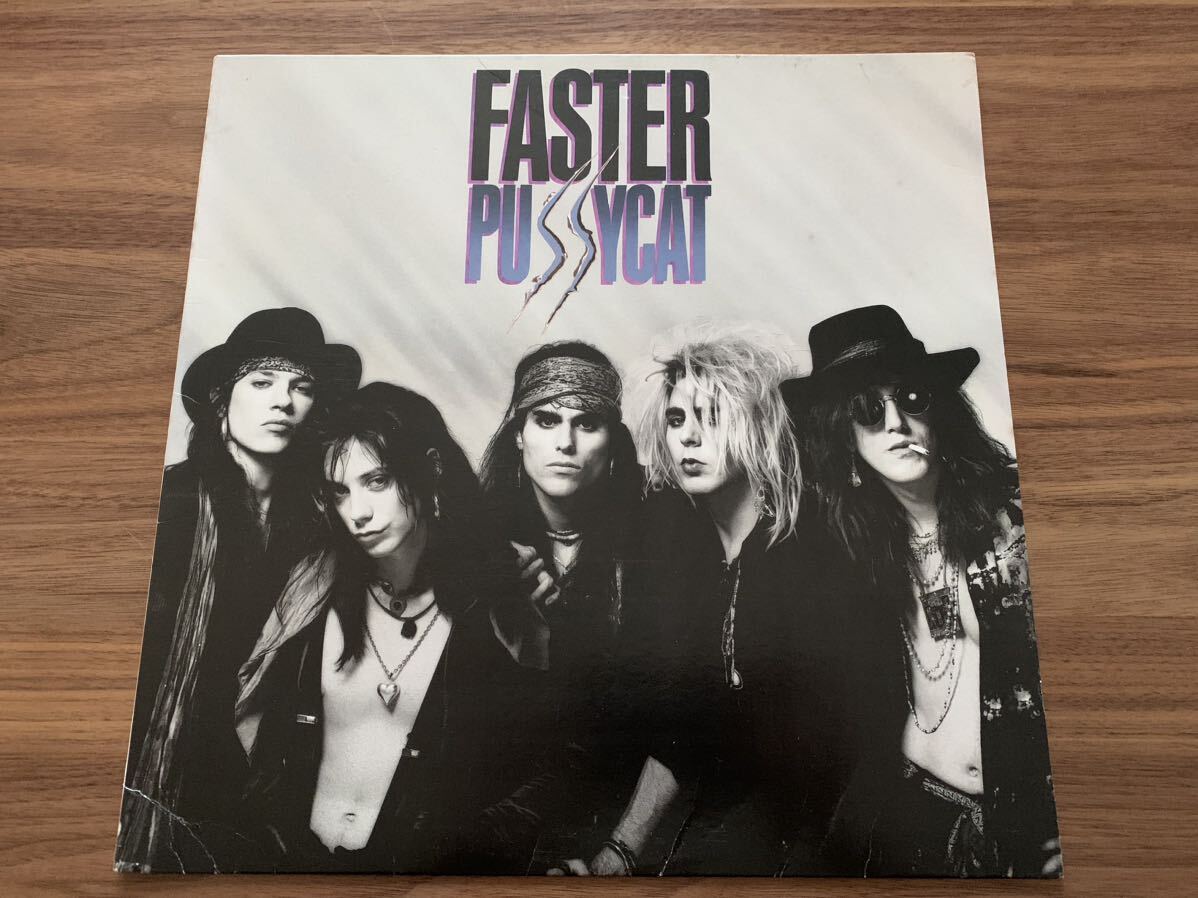 LP レコード ◆ FASTER PUSSYCAT ファスター・プッシーキャット / S.T. / 60730-1 / US盤 Hard Rock ハードロック Glam グラム　_画像2