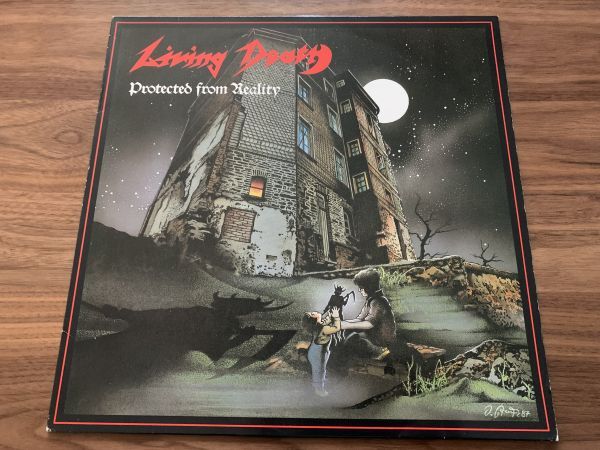 LP レコード ◆ LIVING DEATH リヴィング・デス / PROTECTED FROM REALITY / AAARRG 5 / Germany Thrash ジャーマン・スラッシュ・メタル_画像2