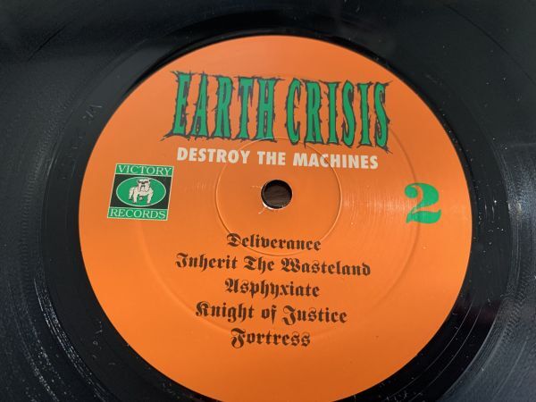 LP レコード ◆ EARTH CRISIS アース・クライシス / Destroy The Machines / VR 22 / USオリジナル盤 Victory Records_画像7