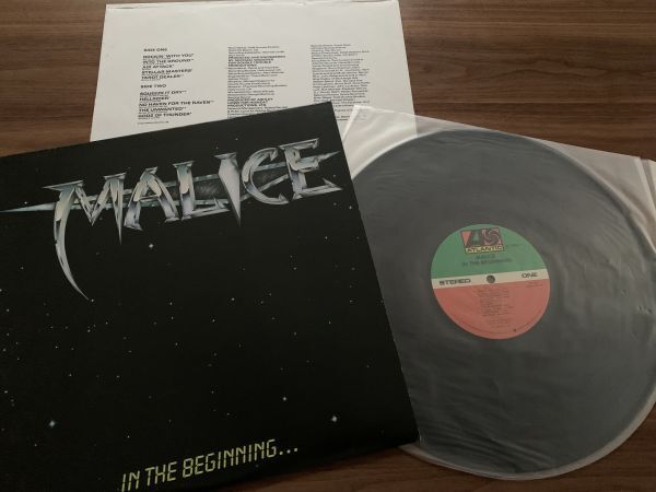 LP レコード ◆ Malice / In The Beginning / 81250-1 / US盤 パワー・メタル_画像1