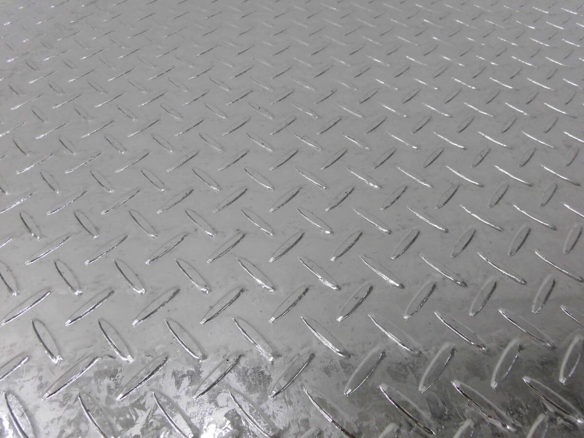 縞板　シマ板　鉄　メッキ　亜鉛メッキ　スチール　鋼材　2.3㎜　612X914ミリ 1枚　切材　溶接材　側溝蓋　B_画像7