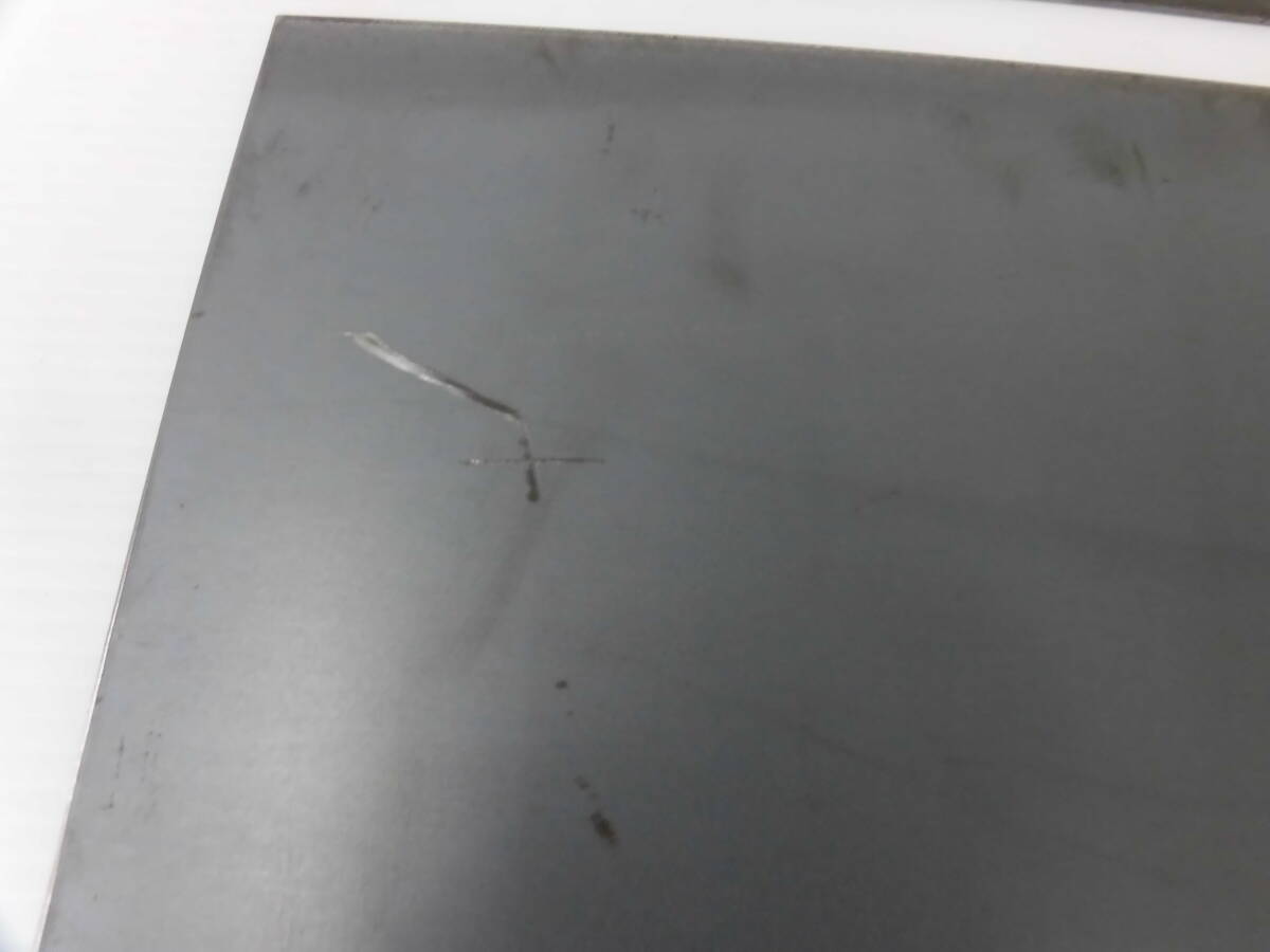 鉄板  黒皮 スチール板 板厚3.2mm 322mm x 500mm 2枚 切板 切材 溶接材 Bの画像7