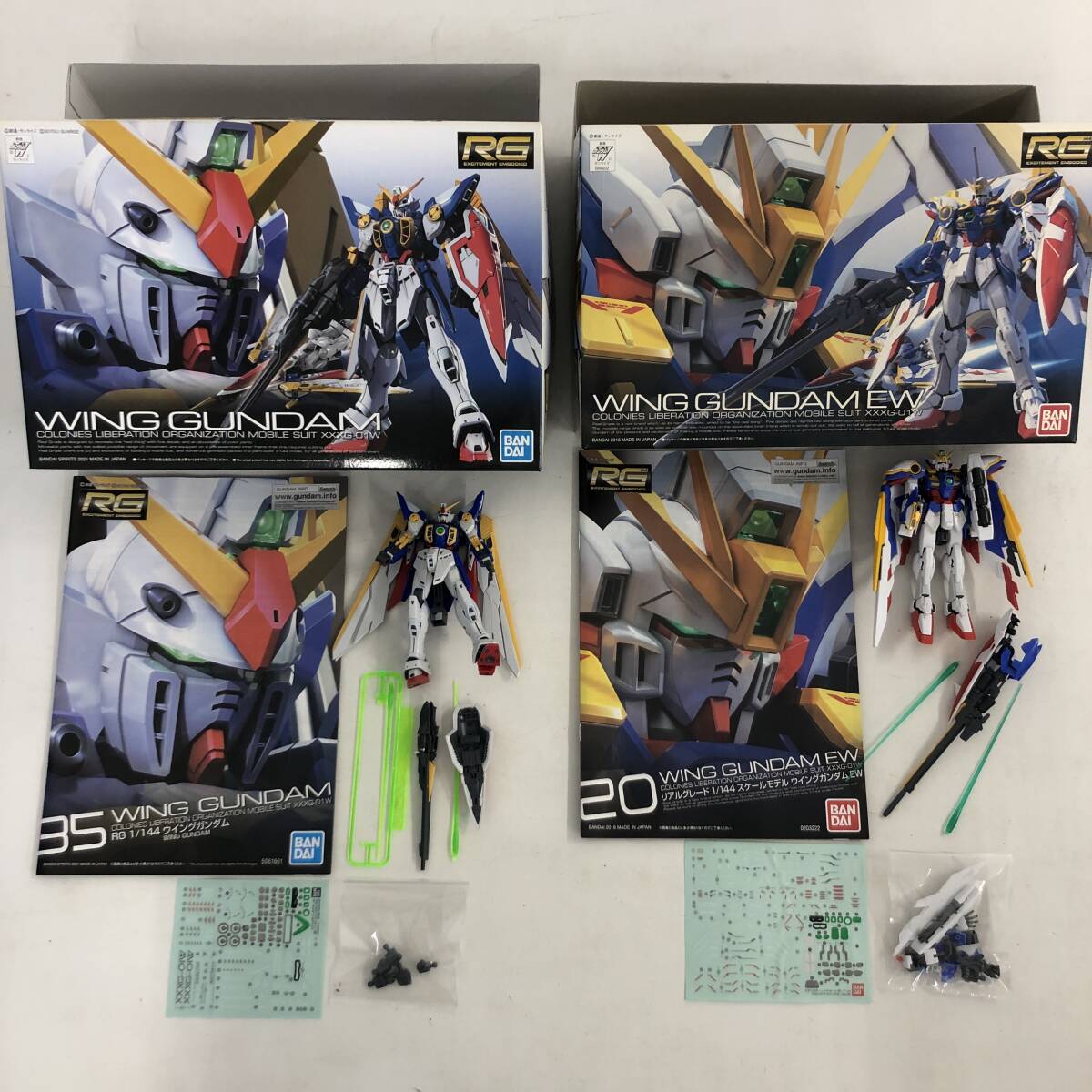 【1円～】ジャンク 組立済み/未組立 ガンプラ 12点セット ウイングガンダム ダブルオー ビルドストライク ゴッドガンダム 他【ジャンク品】_画像2