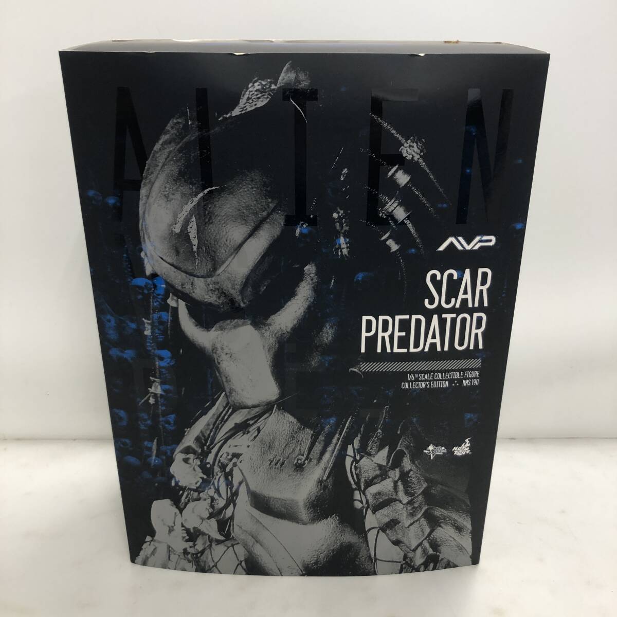 【1円～】ホットトイズ MMP AVP エイリアンvsプレデター スカー・プレデター 1/6スケール 可動フィギュア ※一部パーツ破損【中古品】_画像1