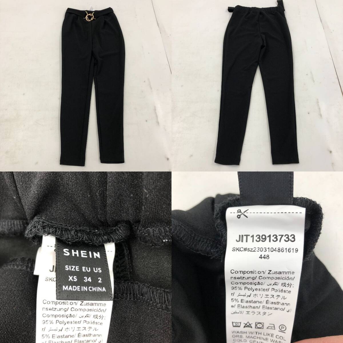 【1円～】SHEIN　シーイン　まとめ売り　サイズXS～S　レディース　トップス　ボトムス　ワンピース　5点セット【中古品】_画像2