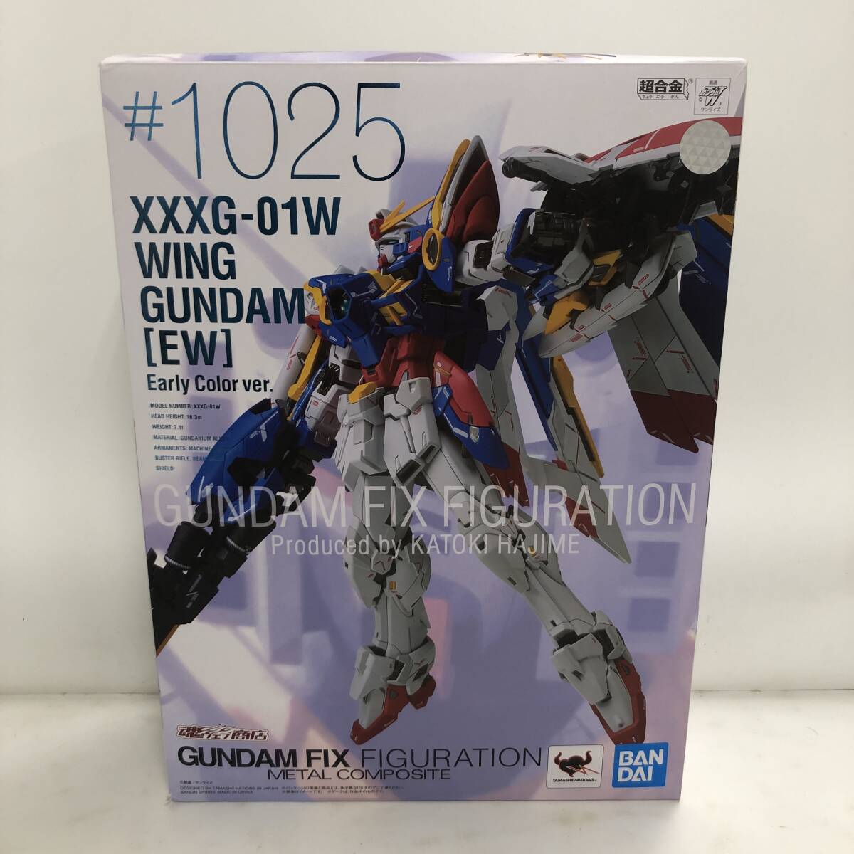 魂ウェブ商店 超合金 GUNDAM FIX FIGURATION XXXG-01W ウイングガンダム[EW] Early Color ver. フィギュア ※開封済み/箱傷み【中古品】_画像1