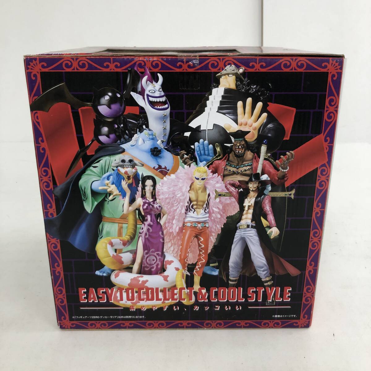 BANDAI FiguartsZERO ONEPIECE ワンピース ゲッコー・モリア 彩色済み完成品 フィギュア ※テープ未切断/箱傷み【中古品】_画像4