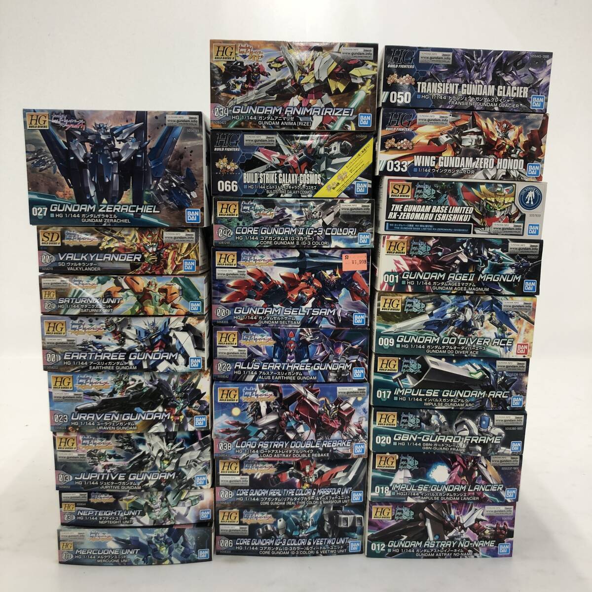 【1円～】ジャンク ガンダムビルドダイバーズ シリーズ ガンプラ プラモデル 組立済み/組立途中 25点セット 大量まとめ 【ジャンク品】_画像1