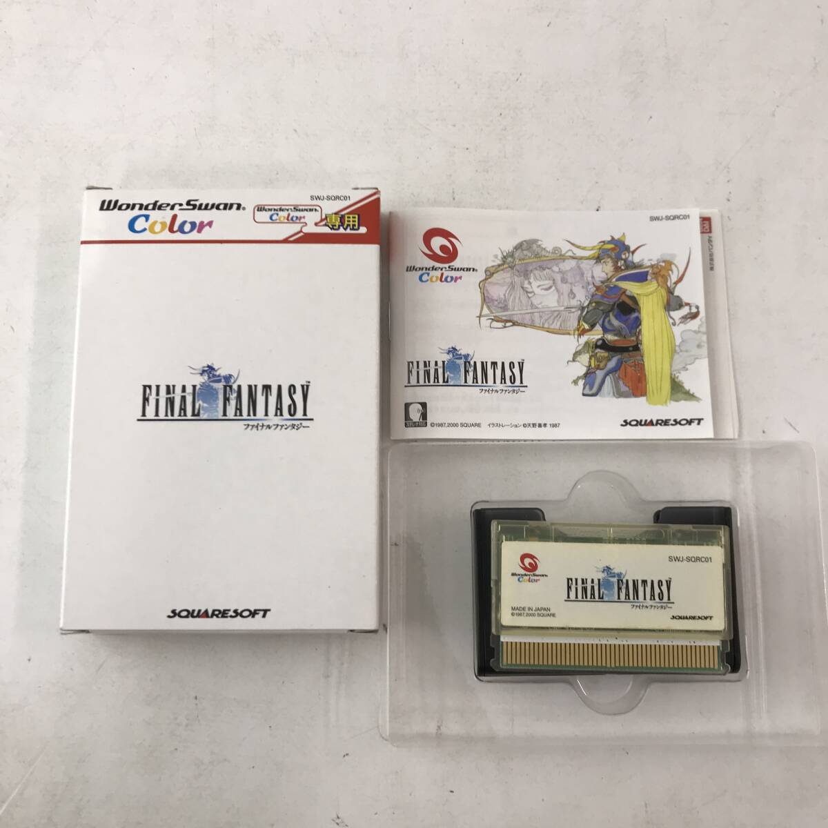 [1 jpy ~] WonderSwan Color, WonderSwan soft set sale Final Fantasy, digimon adventure,etc.[ junk ]