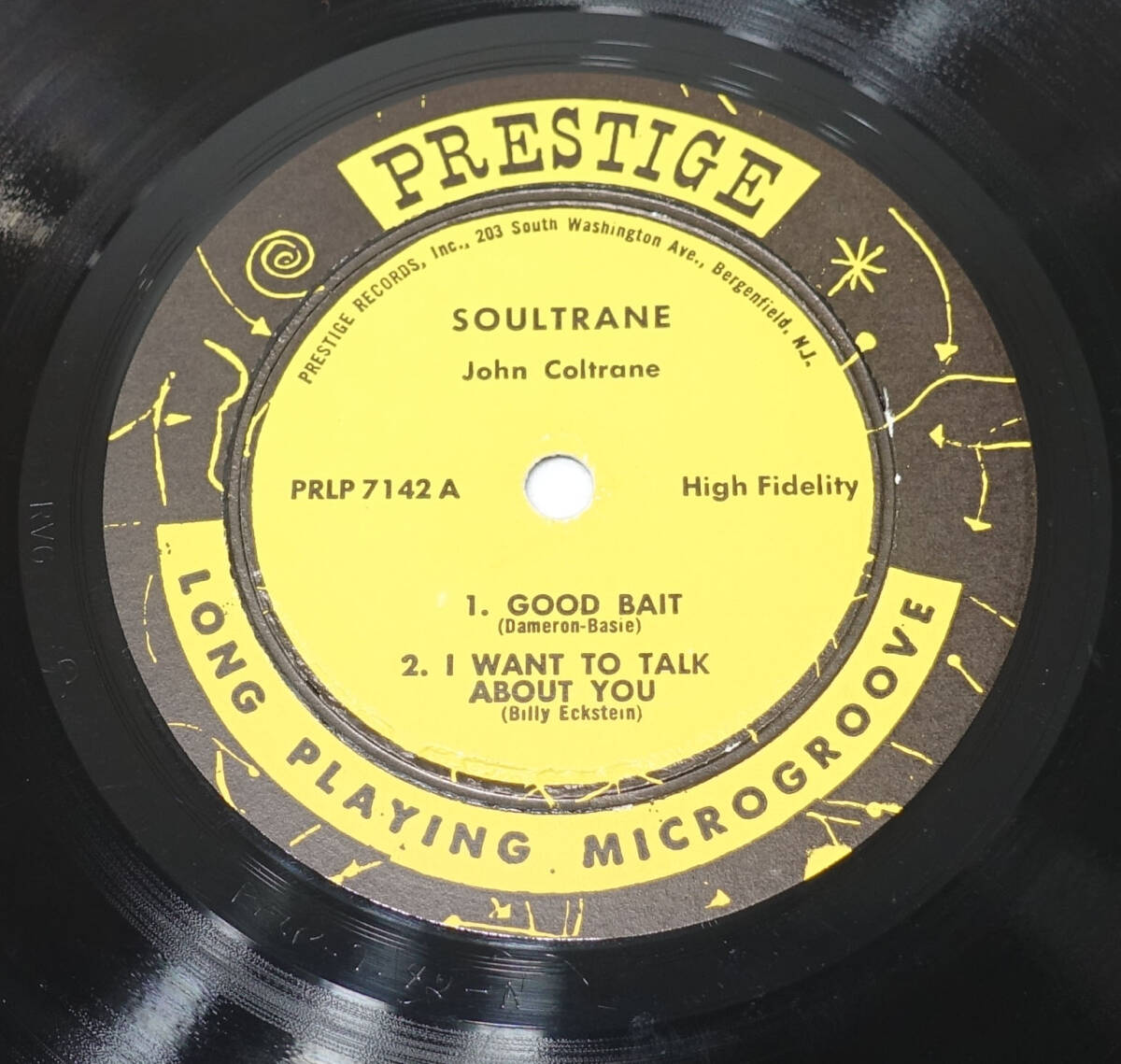 極美! US Prestige PRLP 7142 オリジナル SOULTRANE / John Coltrane NJ/DG/RVGの画像7