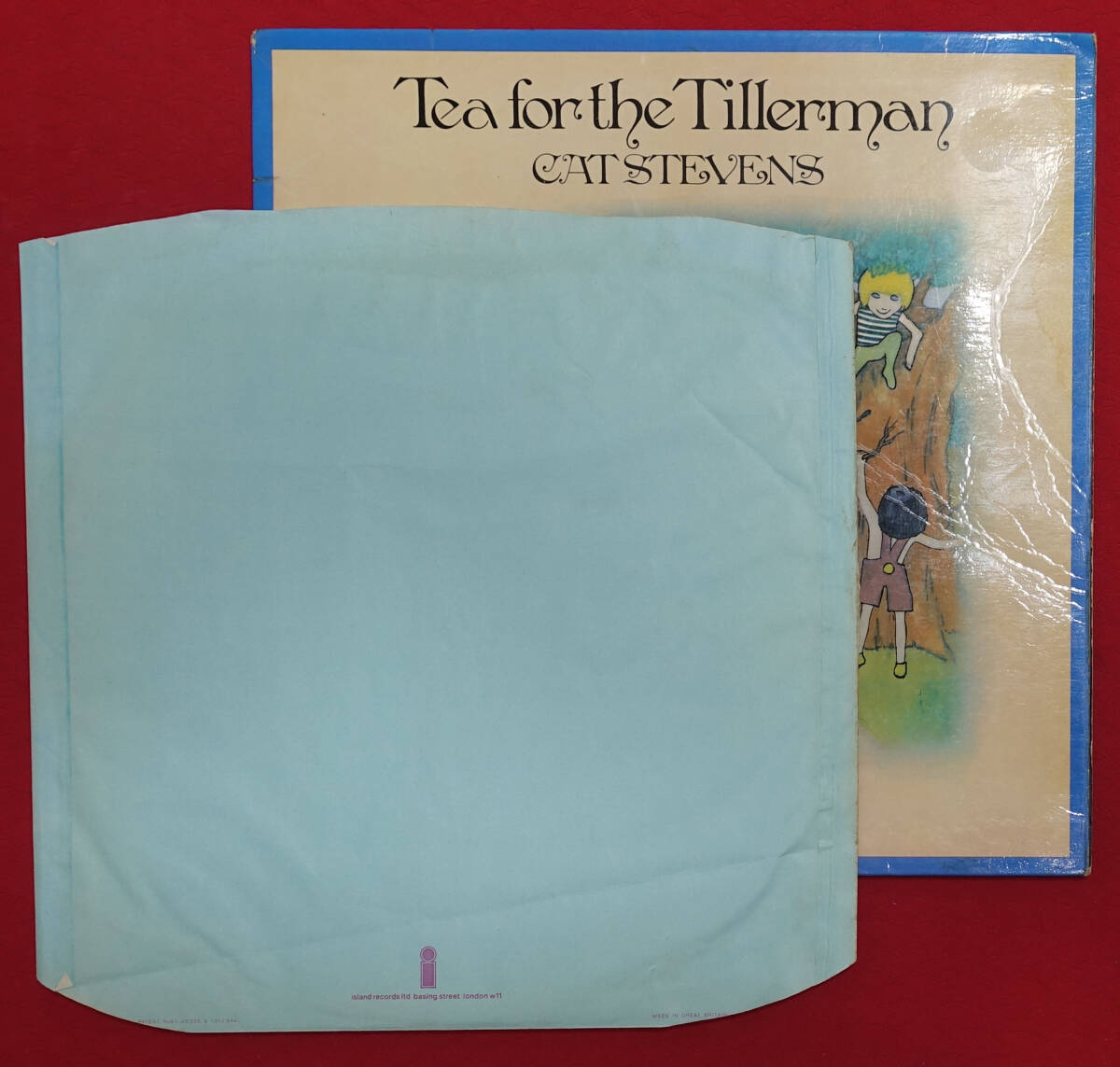 UK Original 初回 ISLAND ILPS 9135 Tea for the Tillerman / Cat Stevens MAT: 4U/3U_画像7