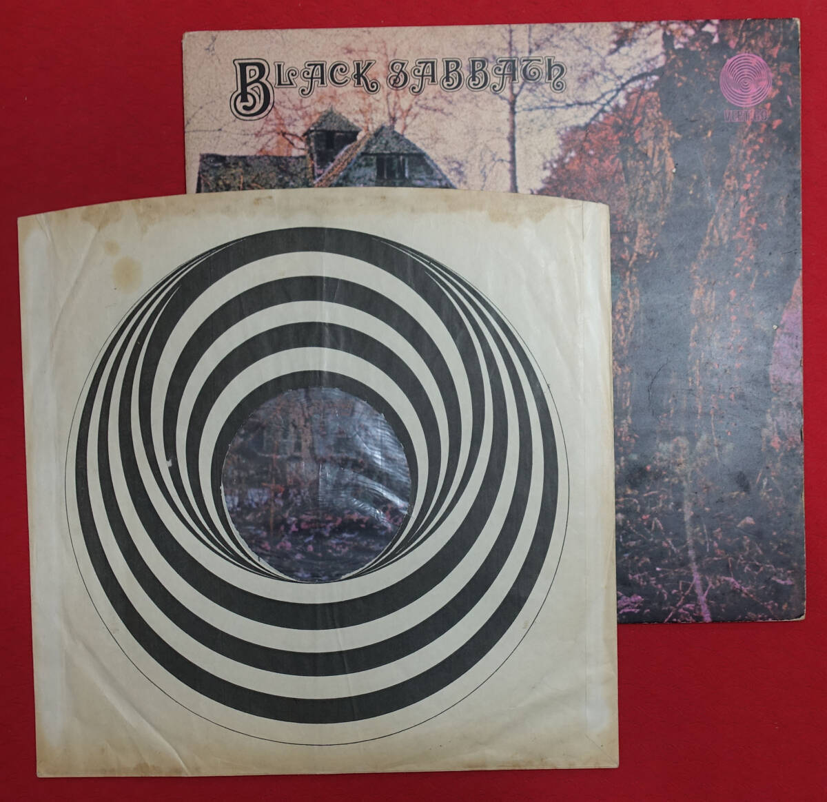 UK Original 初回 VERTIGO Big Swirl 847903 Black Sabbath 1st Album MAT: 1Y1/2Y1 完品_画像5