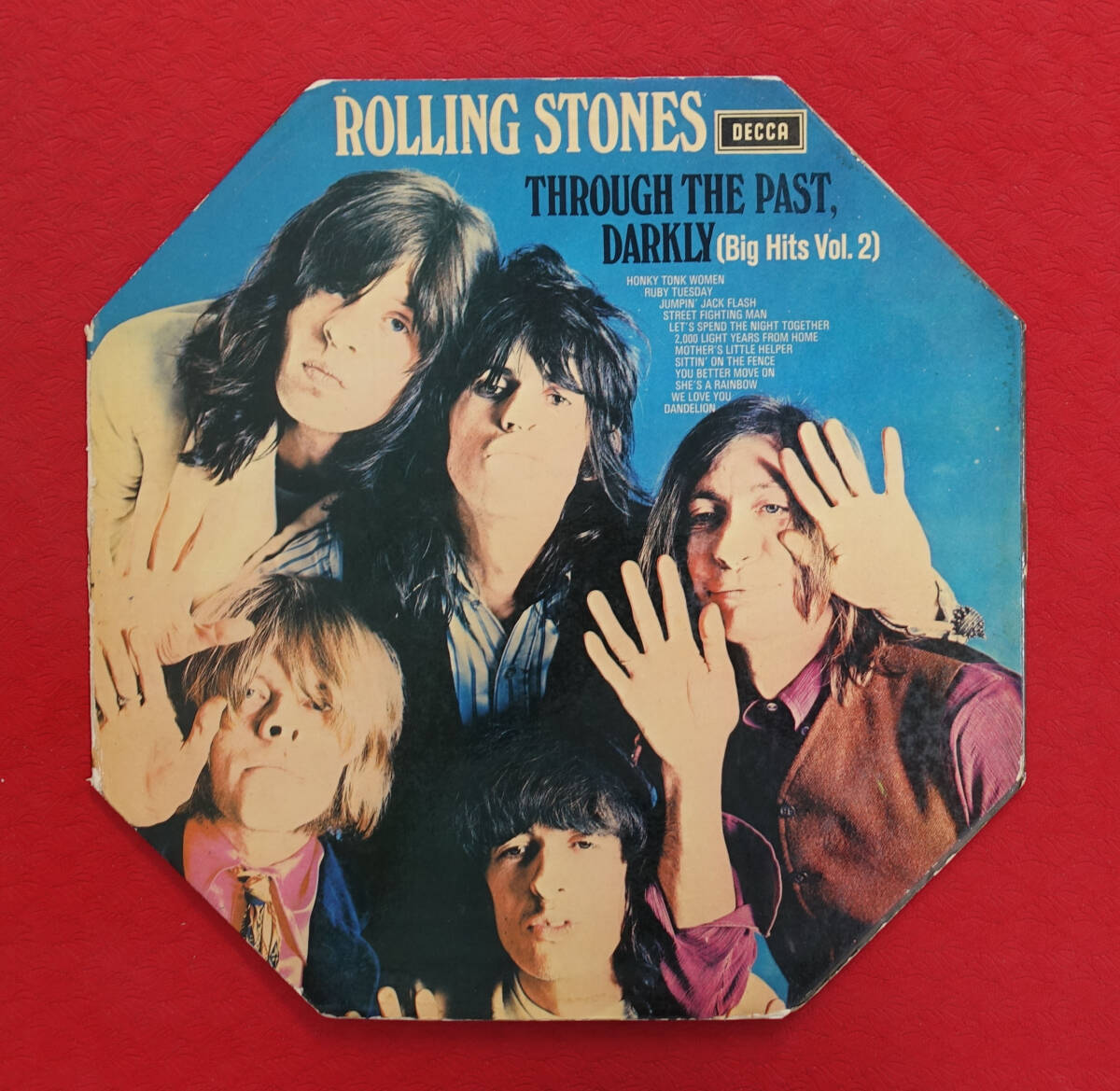 UK Origjnal 初回 DECCA SKL 5019 Through the Past Darkly / The Rolling Stones MAT: 1W/2W_画像1