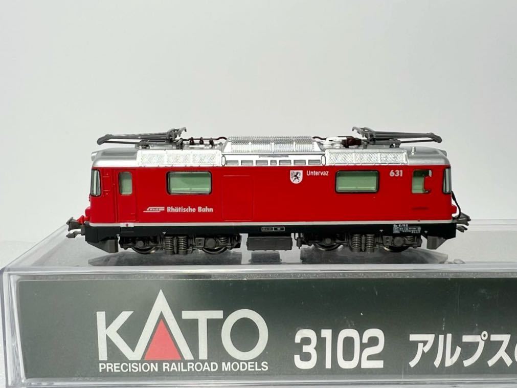 KATO 3102 アルプスの機関車 Ge4/4-Ⅱ 631 Nゲージ 動作確認済 美品 外国車輌_画像6