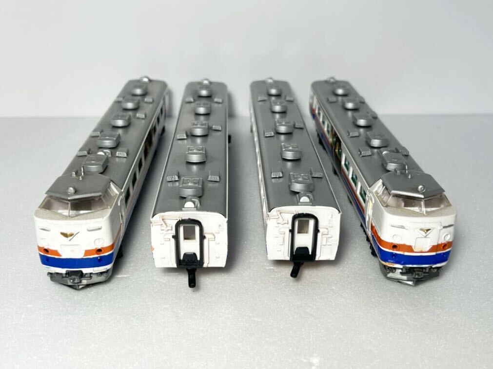 鉄道模型 ARII 485系 きらめき特急列車 JR HOゲージ プラモデル組立品 ジャンク アイリ_画像1