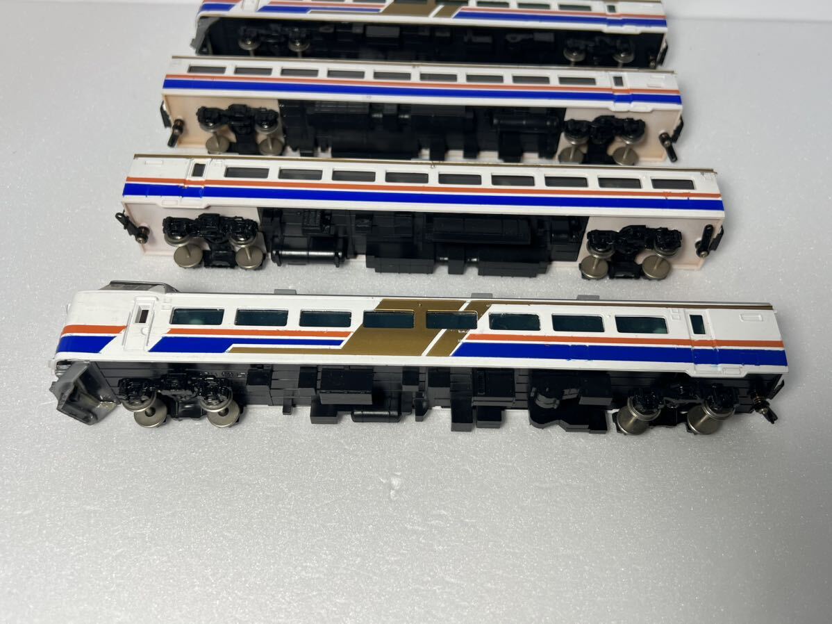 鉄道模型 ARII 485系 きらめき特急列車 JR HOゲージ プラモデル組立品 ジャンク アイリ_画像4