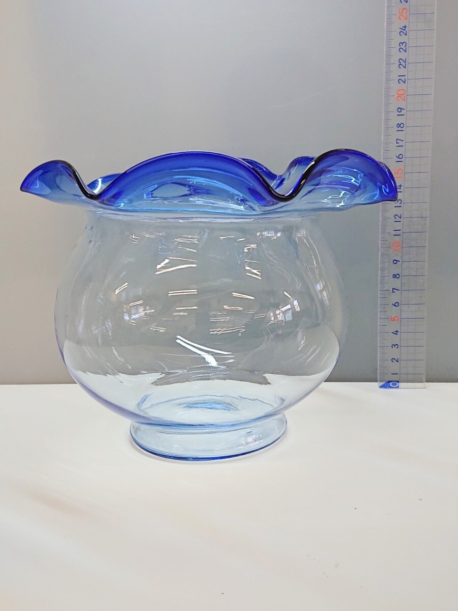 No.884 круглый аквариум стекло синий интерьер аквариум рыба 