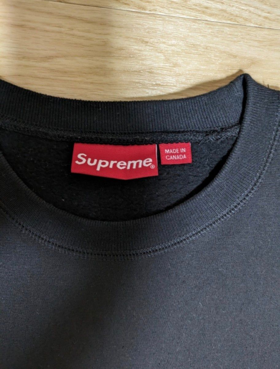 シュプリーム Supreme スウェット 黒 Mサイズ アーチ刺繍ロゴ シュプリーム Supreme スウェット 黒 Mサイズ アーチ刺繍ロゴ