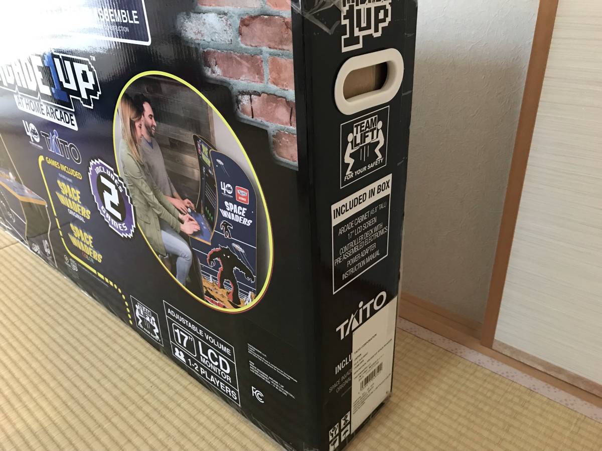 ( including tax, postage included ) new goods unopened Arcade1Up Space in beige da-SPACE INVADERS ( day main specification power supply version )